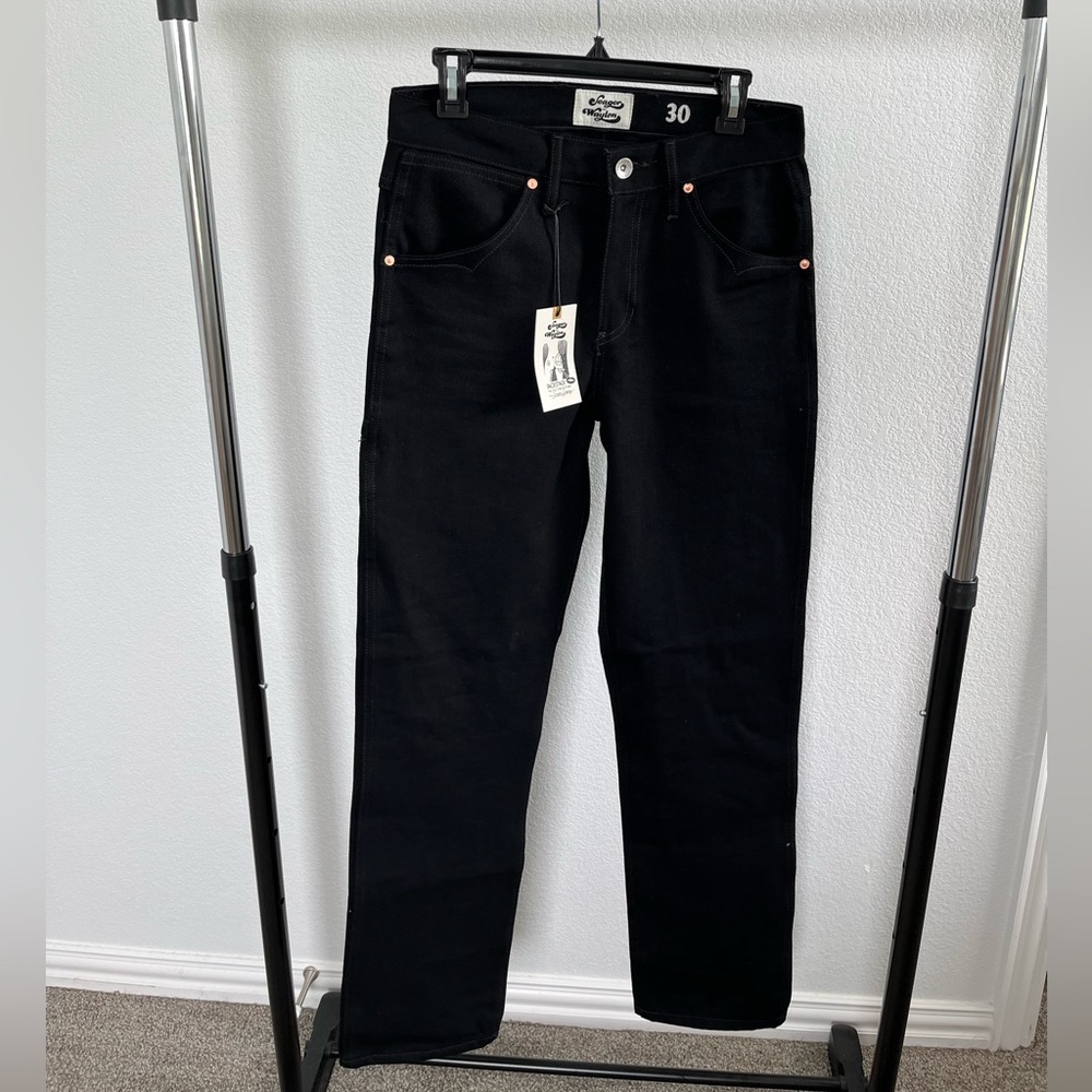 Mens Seager & Waylon Black Jeans size30